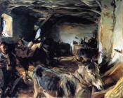 Stable at Cuenca - 约翰·辛格·萨金特